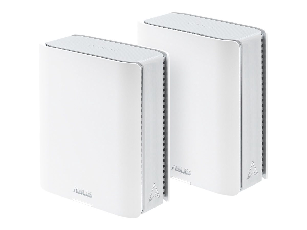 Tri-band WiFi 7 Smart AiMesh Extendable Router, ZenWiFi BT8 (2pk), 802.11be, 14000 Mbit/s, Ethernet LAN (RJ-45) ports 4, Mesh Support Yes, MU-MiMO Yes, 4G/5G, Antenna type Internal, 1