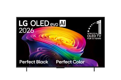 LG OLED 4K evo AI C6 TV, OLED42C61LA, 42, Smart TV, webOS, UHD, Black