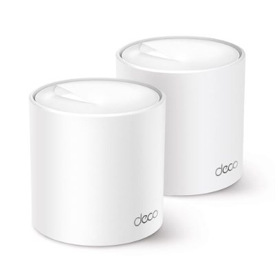 AX3000 Whole Home Mesh Wi-Fi 6 System, Deco X60 (2-pack), 802.11ax, 2402+574 Mbit/s, 10/100/1000 Mbit/s, Ethernet LAN (RJ-45) ports 2, Mesh Support Yes, MU-MiMO Yes, Antenna type 4xInternal per Deco uni