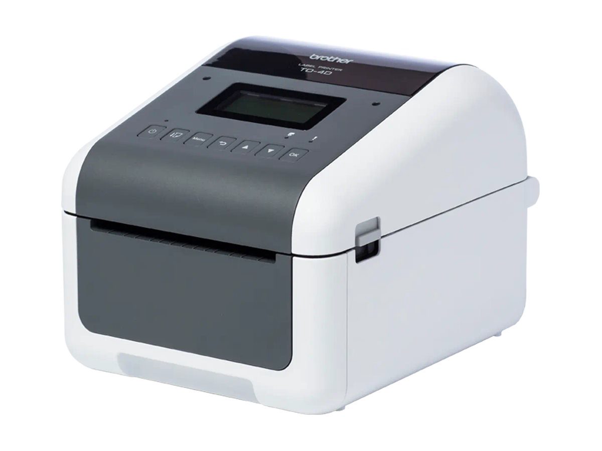 Brother TD-4555DNWB 4-inch Desktop Label Printer 300DPI, USB-C/LAN/BT/Wi-Fi, Brother