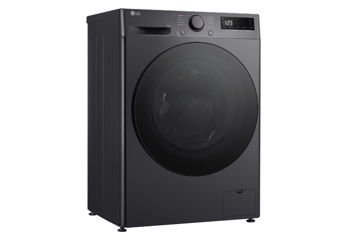 Washing Machine, F2WR508S2M, Energy efficiency class A, Front loading, Washing capacity 8 kg, 1200 RPM, Depth 48 cm, Width 60 cm, LED, Middle Black