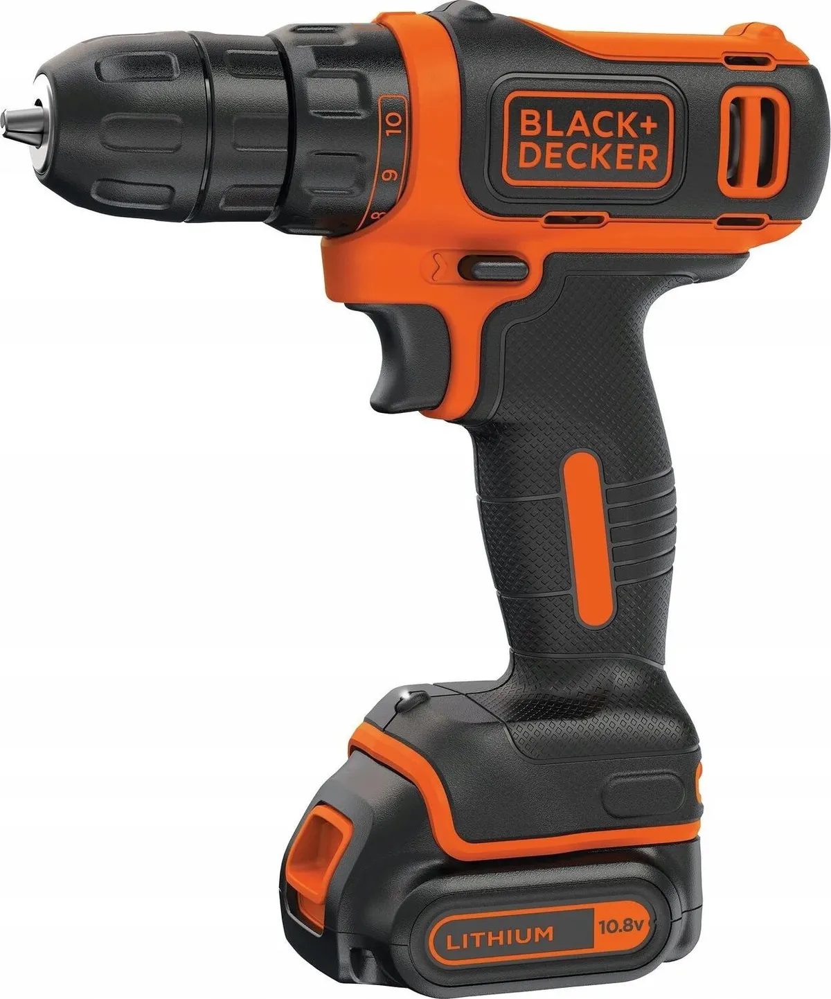 BLACK & DECKER Drill Driver, 10.8 V, 1x1.5 Ah, BDCDD12-QW