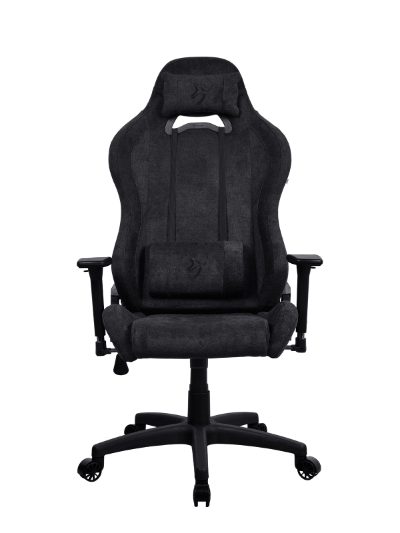 Arozzi Metal/Reinforced nylon, Gaming Chair, Torretta Soft Fabric, Pure Black