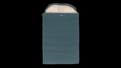 Outwell Camper Lux Double Blue, Sleeping Bag, 235 x 150 cm, Temperature -16 to 5 °C, Both Side Zipper