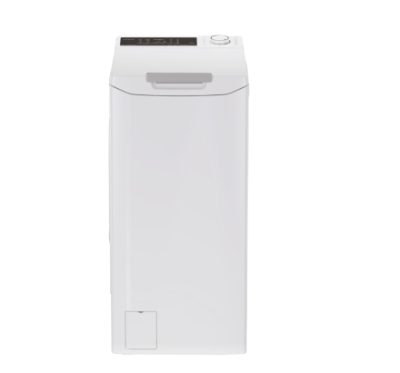Washing Machine, TCA284TM5-S, Energy efficiency class A, Top loading, Washing capacity 8 kg, 1200 RPM, Depth 60 cm, Width 41 cm, Display, Digit, White