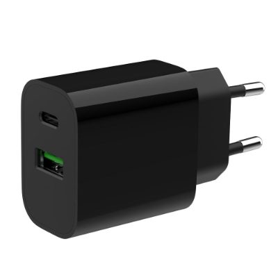 Gembird 2-port 20W USB Fast Charger, TA-UC-PDQC20-01-BK