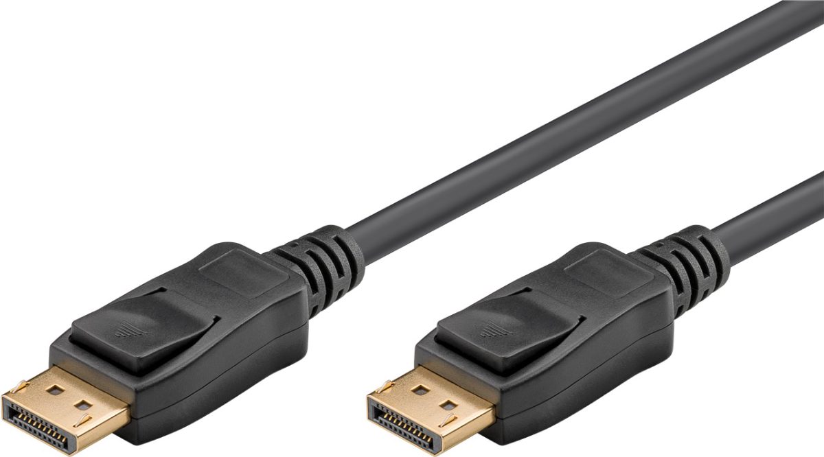 DisplayPort Cable 2.0/2.1, 40 Gbit/s, 2 m