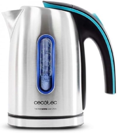 Cecotec Kettle, ThermoSense 220 Steel, Electric, 1630 W, 1.2 L, Stainless Steel, 360° rotational base
