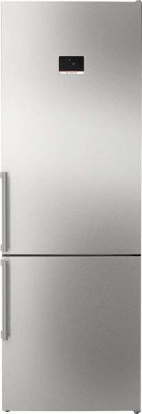 Refrigerator, KGN497ICT, Energy efficiency class C, Free standing, Combi, Height 203 cm, No Frost system, Fridge net capacity 311 L, Freezer net capacity 129 L, Display, 35 dB, Stainless Steel