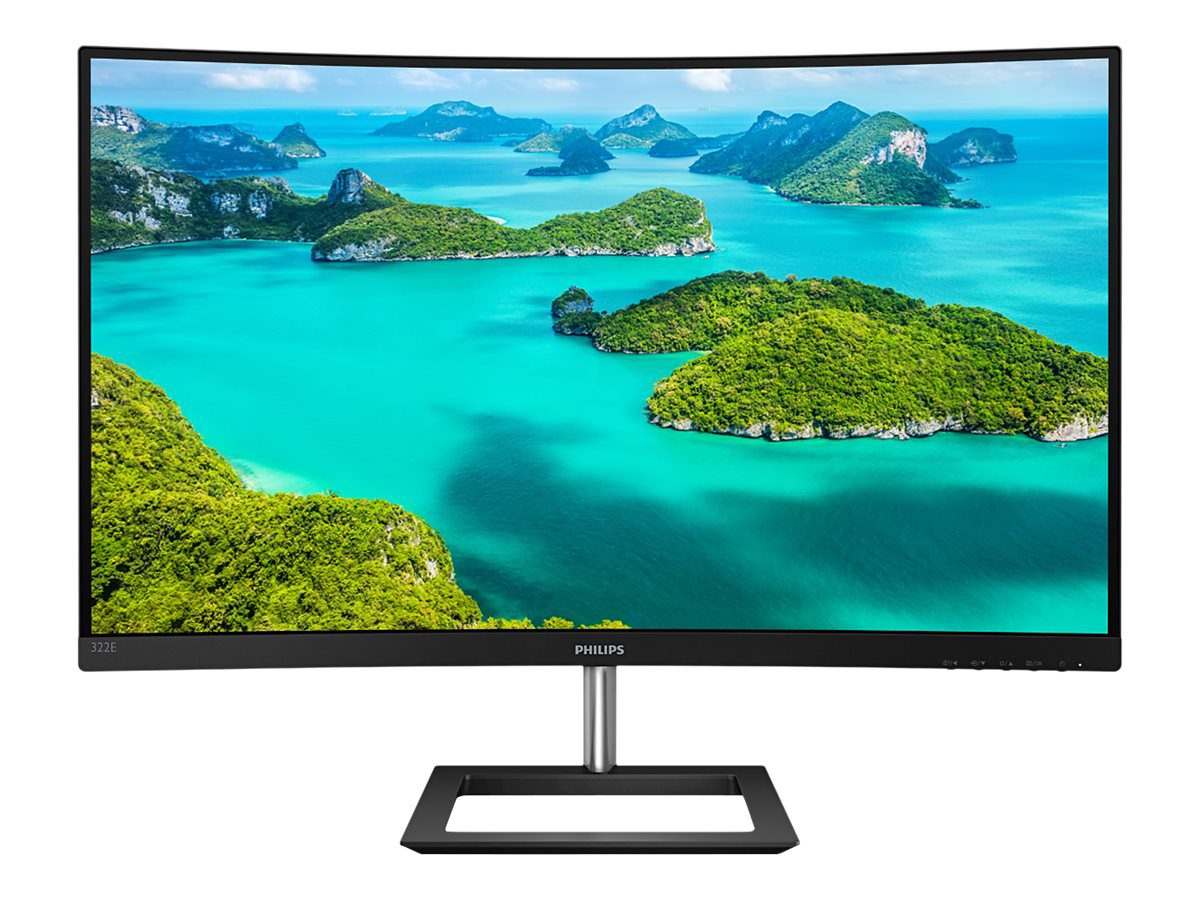 322E1C/00, 31.5 ", VA, FHD, 16 : 9, 75 Hz, 4 ms, 1920 x 1080, 250 cd/m², HDMI ports quantity 1, Black, Warranty 36 month(s)