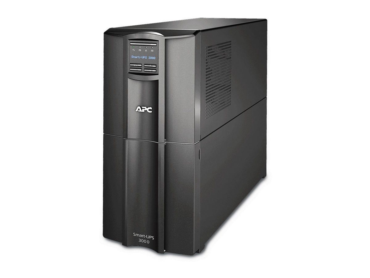 Schneider Electric Smart-UPS, Tower, SmartConnect port + SmartSlot, AVR, LCD, SMT3000IC, 3000 VA, 2700 W