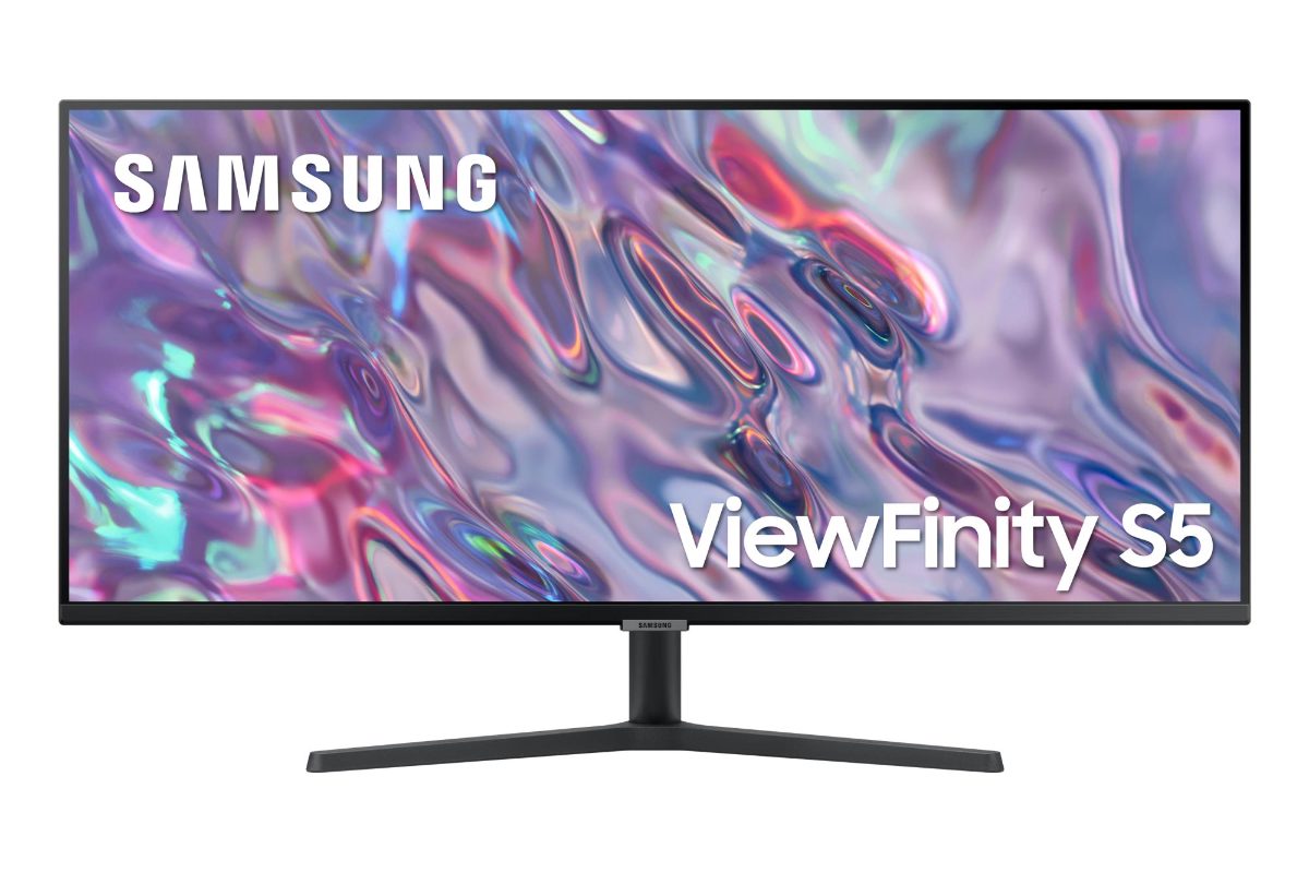 LCD Monitor, SAMSUNG, ViewFinity S5 S50GC, 34", Business/21 : 9, Panel VA, 3440x1440, 21:9, 100Hz, 5 ms, Tilt, Colour Black, LS34C500GAUXEN