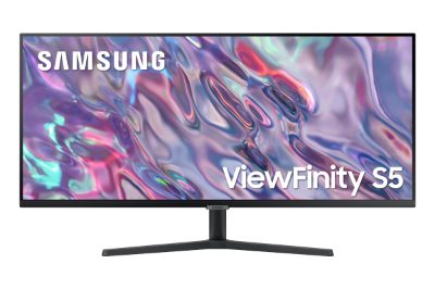 LCD Monitor, SAMSUNG, ViewFinity S5 S50GC, 34", Business/21 : 9, Panel VA, 3440x1440, 21:9, 100Hz, 5 ms, Tilt, Colour Black, LS34C500GAUXEN