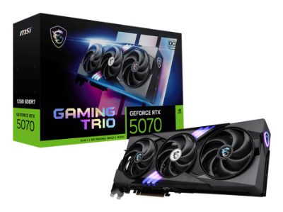 MSI GeForce RTX 5070 12G GAMING TRIO OC, NVIDIA, 12 GB, GeForce RTX 5070, GDDR7, HDMI ports quantity 1, PCI Express Gen 5
