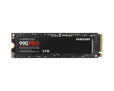 990 PRO, 2000 GB, SSD form factor M.2 2280, Solid-state drive interface PCIe Gen4x4, Read speed 7450 MB/s, Write speed 6900 MB/s
