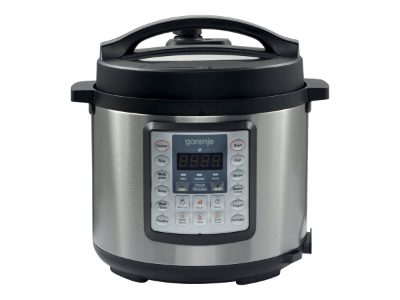 Gorenje Pressure multi cooker, MC6MBK, 1000 W, 6 L, Stainless steel, Number of programs 15