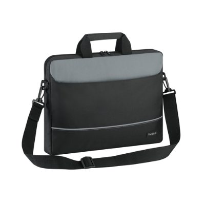 Intellect, Fits up to size 15.6 ", Messenger - Briefcase, Shoulder strap, Black/Grey