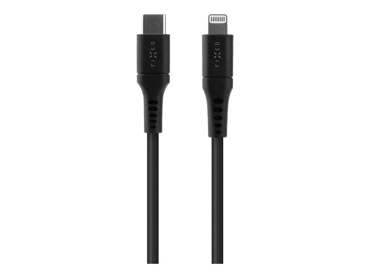 Liquid Silicone Cable USB-C/Lightning, 2m, FIXDLS-CL2-BK