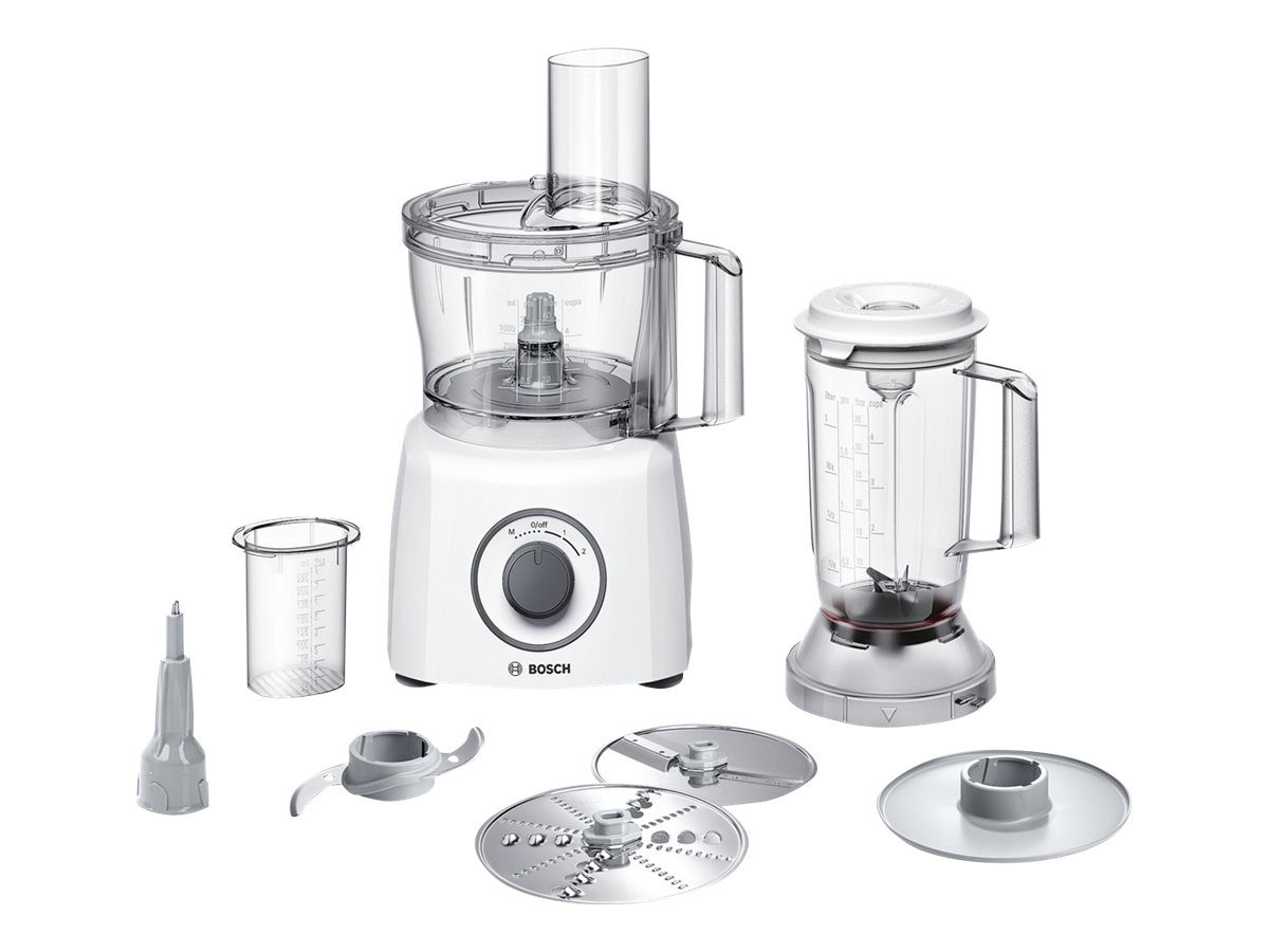 Food Processor MultiTalent, MCM3200W, 800 W, Number of speeds 2, Bowl capacity 2.3 L, White