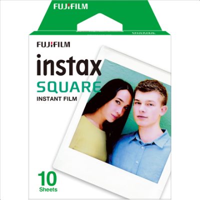 Instax Square Instant Film, Glossy, Quantity 10