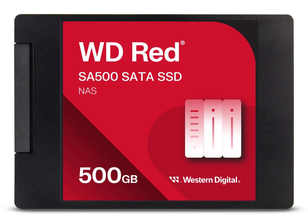 SSD, SANDISK, Red SA500, POWERED BY SANDISK, 500 GB, Serial ATA III, Write speed 530 MB/s, Read speed 560 MB/s, 2.5", 350xTBW rating, MTBF 1750000 h, WDS500G1R0A