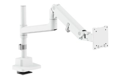 Digitus Desk Mount, DA-90476 Single Monitor Mount, Height, tilt, pivot, rotation, depth, 57 ", Maximum weight (capacity) 27 kg, White