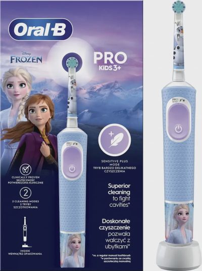 BRAUN Vitality PRO 103 el.zobu  birste - bērnu, Frozen