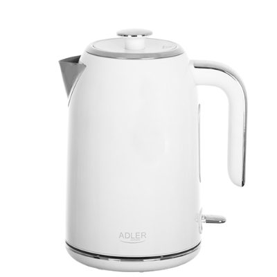 Kettle, AD 1341, Electric, 2200 W, 1.7 L, Stainless steel, 360° rotational base, White