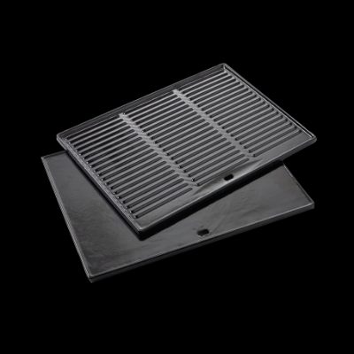 Dynamic Core Enamelled Cast Iron Cooking Griddle, 43 x 35 x 2 cm, BC-ACC-7126