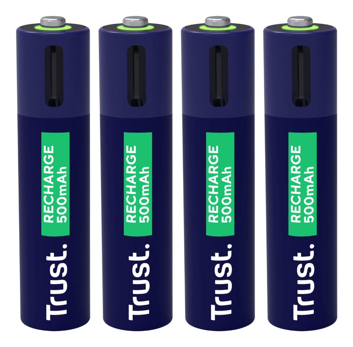 BATTERY RECH. LI-ION AAA/500MAH USB-C 4PACK 25671 TRUST