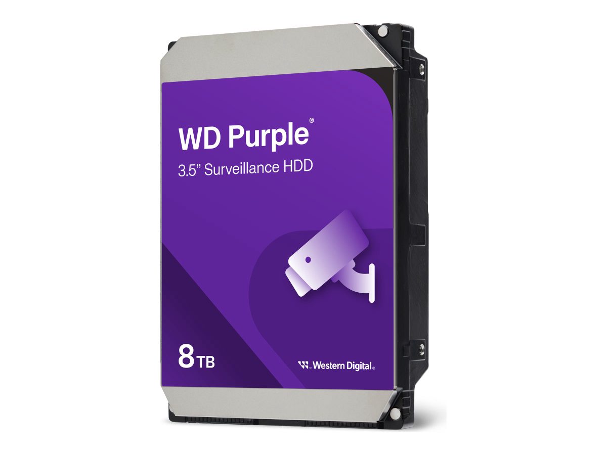 Western Digital Surveillance Hard Drive, Purple Surveillance WD85PURZ, 5640 RPM, 8000 GB