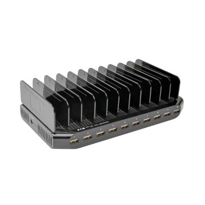 10 Port USB Charging Station with Adjustable Storage, U280-010-ST-CEE