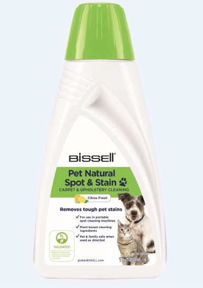 PET Spot and Stain Portable Carpet Cleaning Solution, 1000 ml