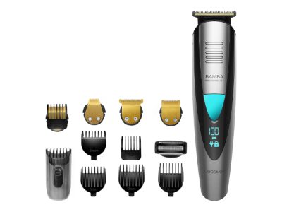 Cecotec Trimmer, PrecisionCare Pro 5-in-1, Cordless, Wet & Dry, Number of length steps 13, Black/Silver