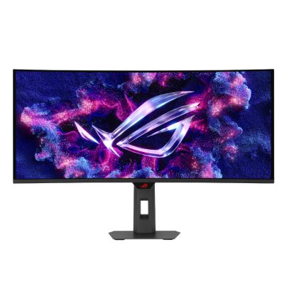 Monitor, ASUS, 34 ", 3440 x 1440 pixels, UltraWide Quad HD, Native aspect ratio 21:9, QD-OLED, Curved, 90LM0B70-B01171