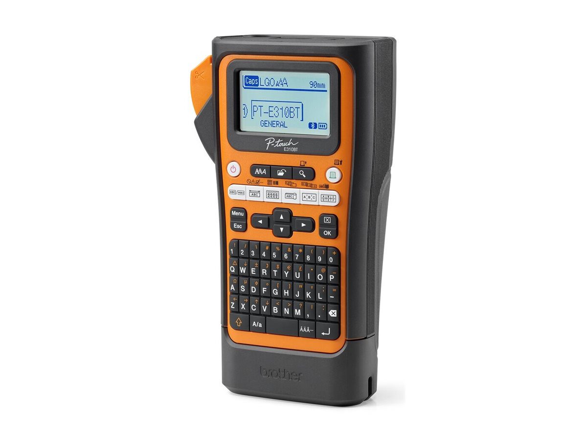 Brother PT-E310BTVP Pro, Thermal, Label Printer, Orange/Black