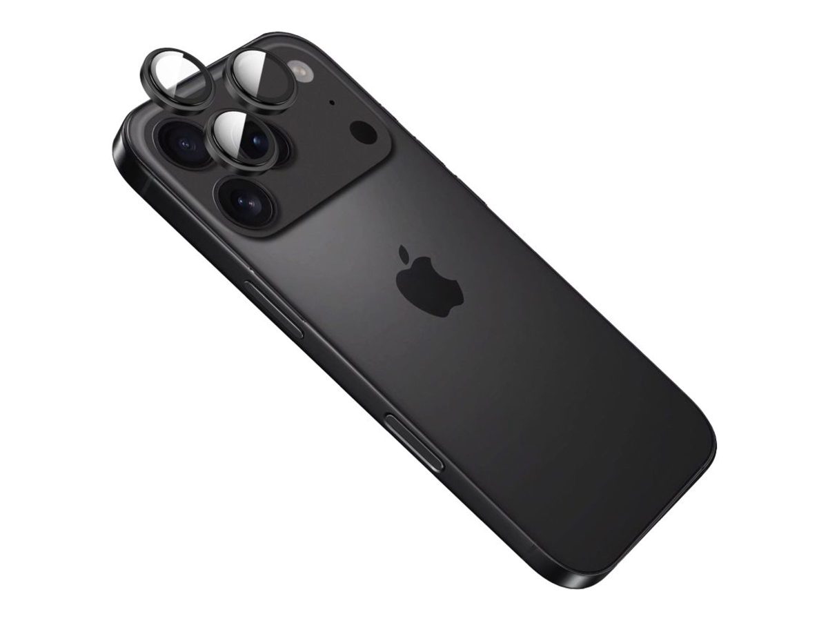 Fixed Camera Glass, Apple, iPhone 17 Pro/Pro Max, Glass, Black