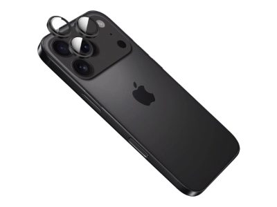 Fixed Camera Glass, Apple, iPhone 17 Pro/Pro Max, Glass, Black
