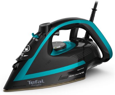 Iron, FV8066E0, Steam Iron, 3000 W, Water tank capacity 270 ml, Continuous steam 50 g/min, Steam boost performance 280 g/min, Black/Blue