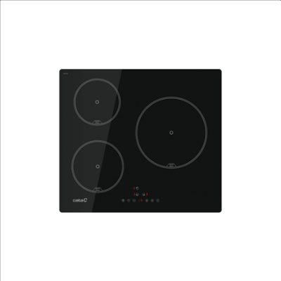 CATA Hob, IB 6403E2 BK, Induction, Number of burners/cooking zones 3, Touch, Timer, Black