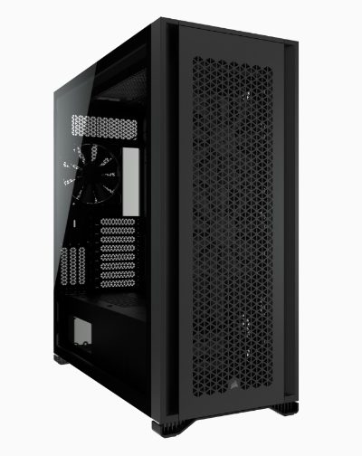 Tempered Glass PC Case, 7000D AIRFLOW, Side window, Black, Full-Tower, ATX