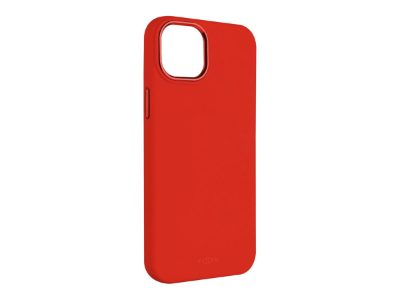MagFlow, Back cover, Apple, iPhone 15, Liquid silicon, Red