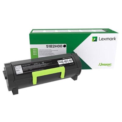 Lexmark Return Program Toner cartridge, 51B2X00, Monochrome Laser, Black