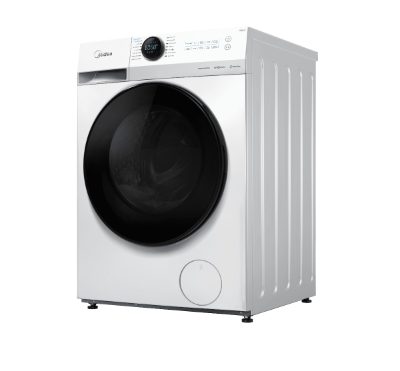 Washing Machine, MF200W80WB/W-HR, Energy efficiency class A, Front loading, Washing capacity 8 kg, 1400 RPM, Depth 48 cm, Width 60 cm, Display, LCD, Steam function, White