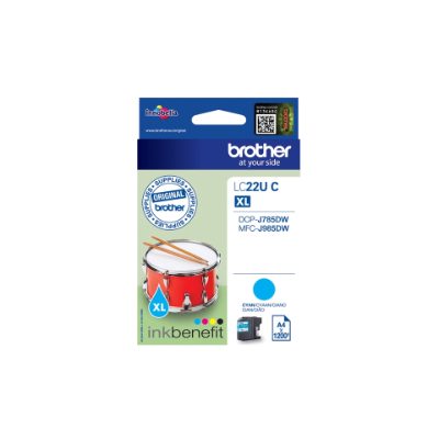 Brother LC-22UC, Ink Cartridge, Cyan