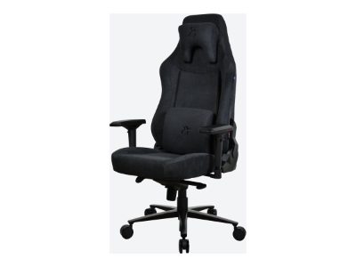 Arozzi Chair, Arozzi, Supersoft fabric, Pure Black