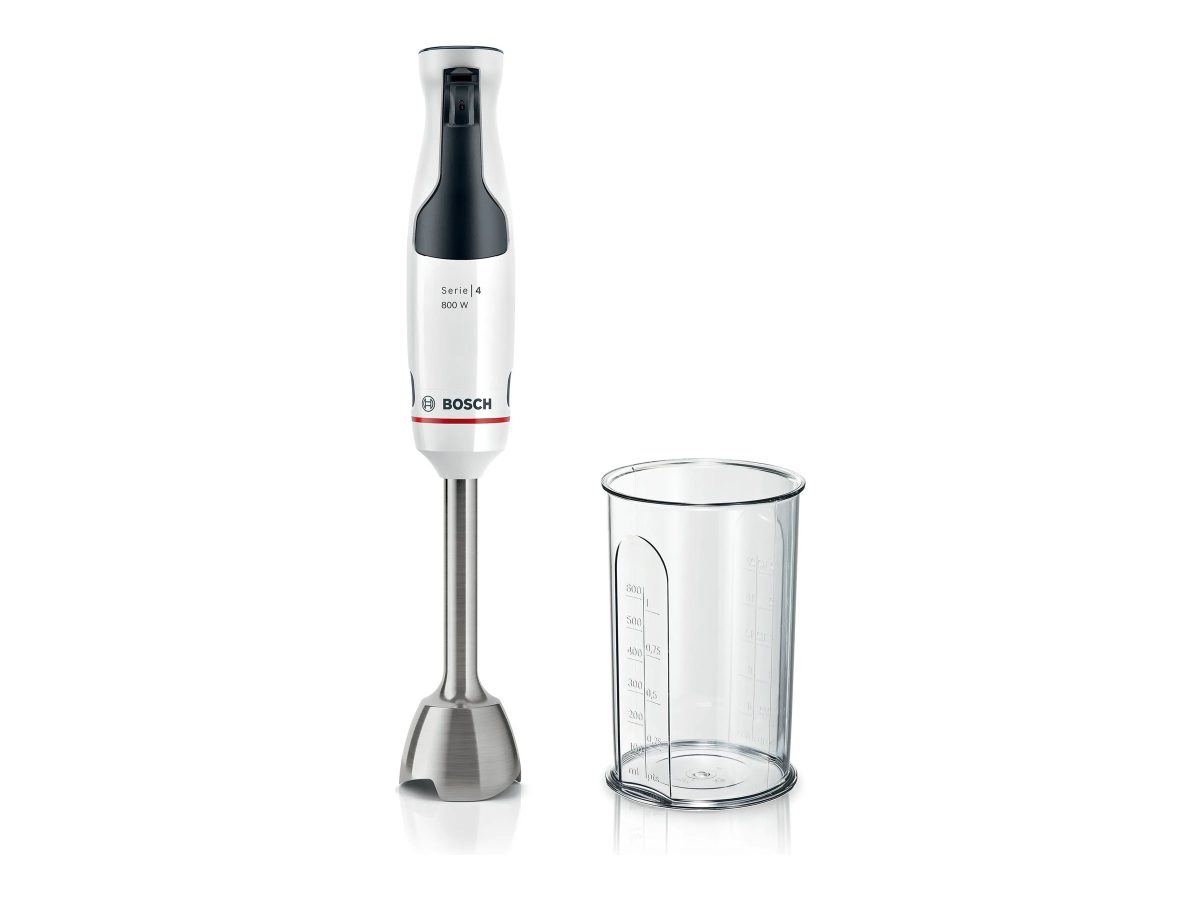 Hand Blender, MSM4W410 ErgoMaster, 800 W, Number of speeds Stepless, White