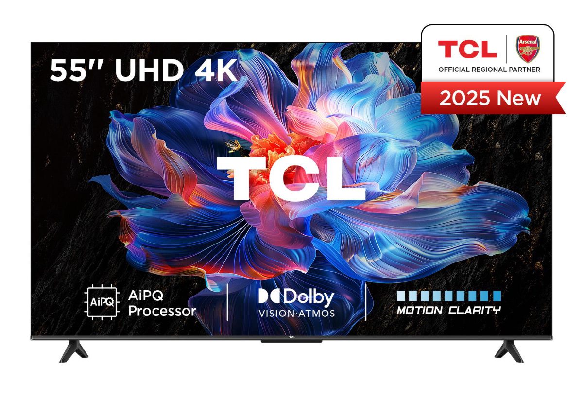 TCL LED 4K TV, 55V6C, 55, Smart TV, Google TV, Black