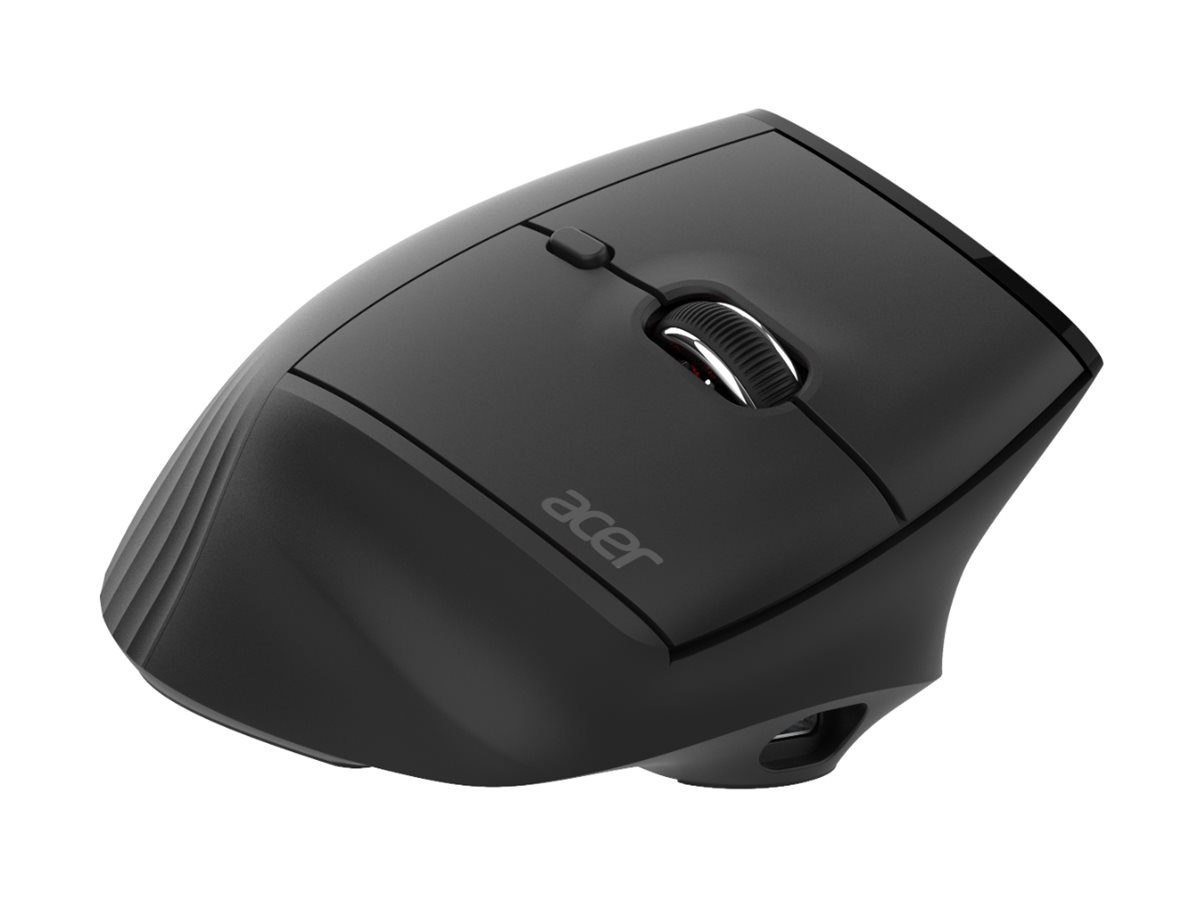 Acer Smart Fit Vertical Mouse, Retail pack, Wireless, Bluetooth, Black