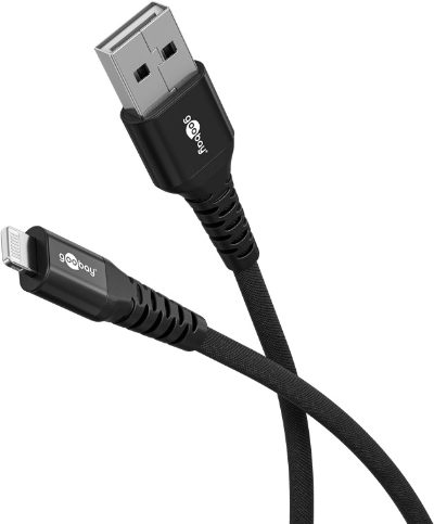 Lightning USB-A Supersoft Textile Cable with Metal Plugs, 74504
